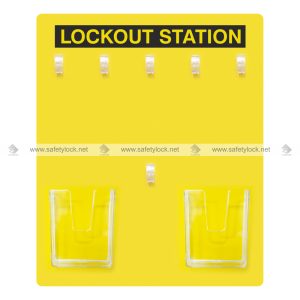 yellow color open lockout station