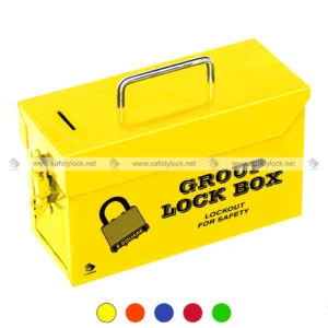 yellow lockout box by E-Square