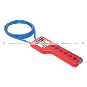 Adjustable Cable Lockout - Red and Black