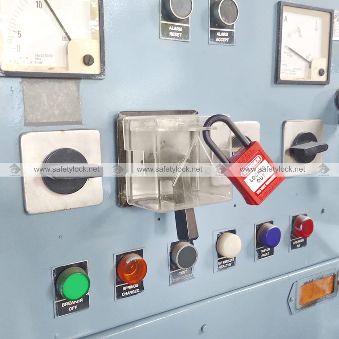 big size electrical panel lockout square box for levers