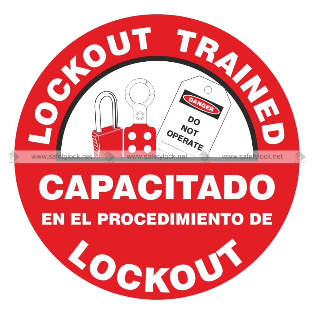 Lockout Tagout Hard Hat Labels - Lockout Hard Hat Stickers