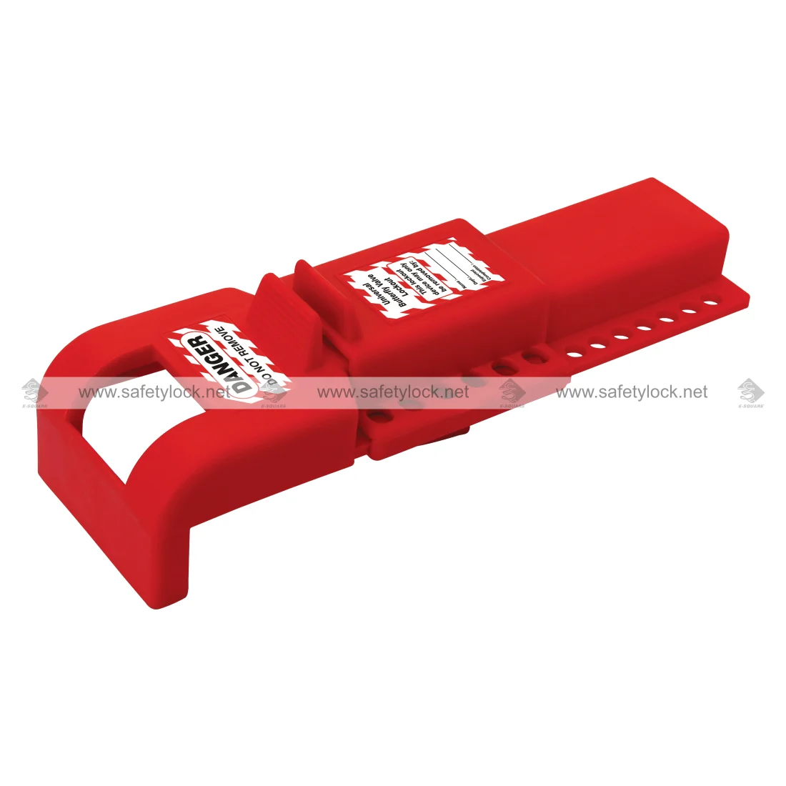Butterfly Valve Lockout Device for Industrial Lockout Tagout, Valve Isolation, and Energy Control by E-Square Alliance