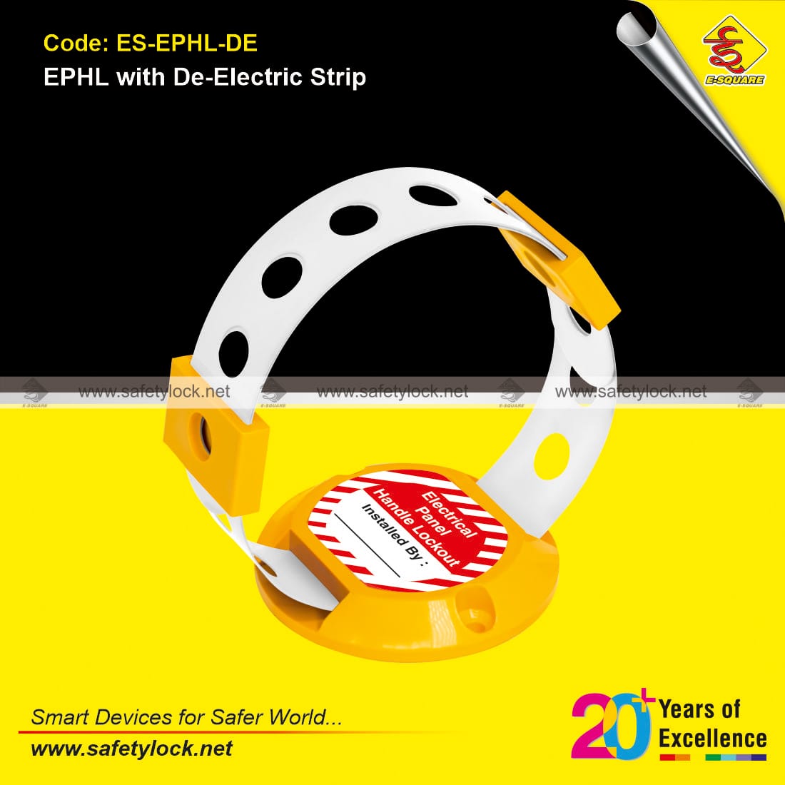 de-electric electrical panel handle lockout