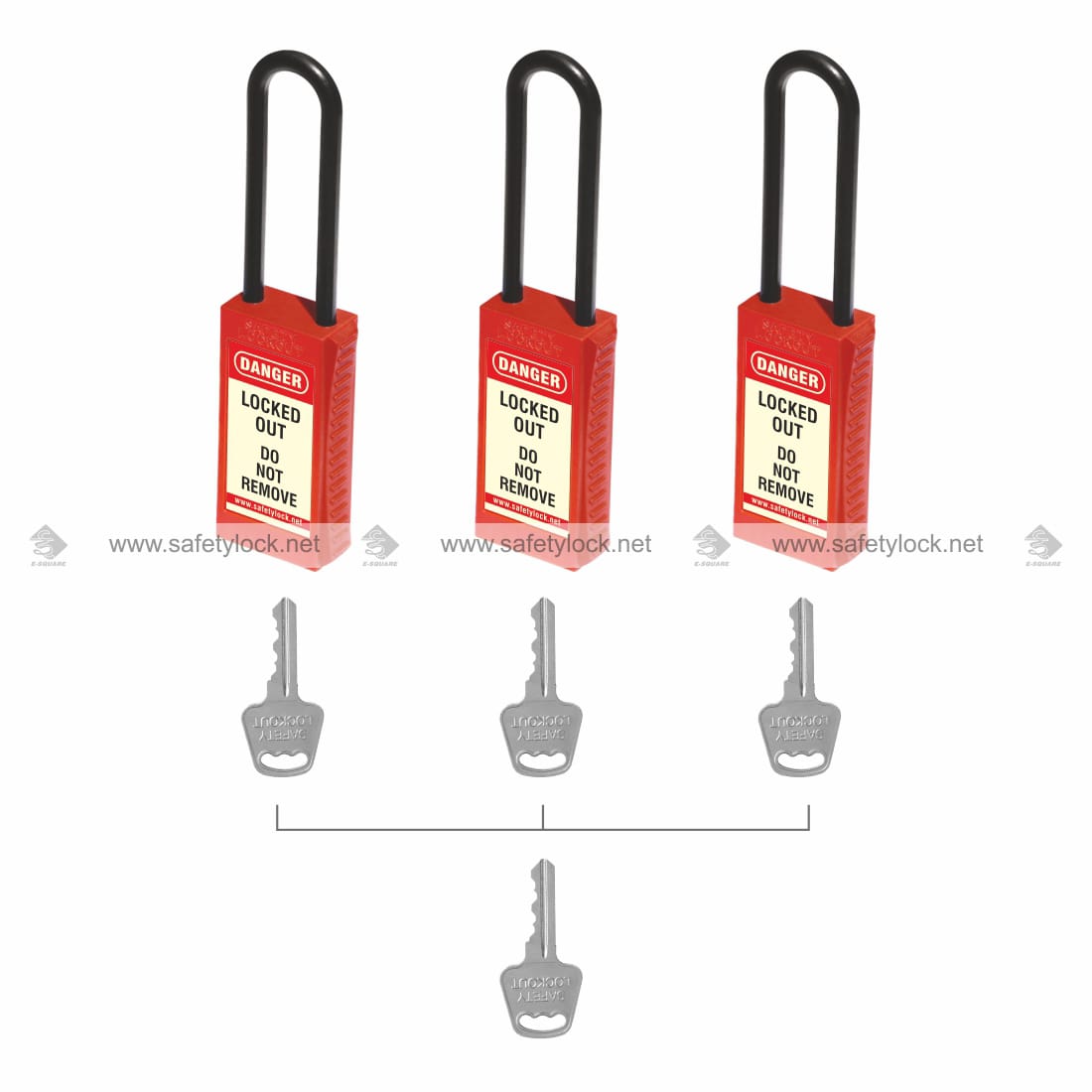 di-electrical padlock