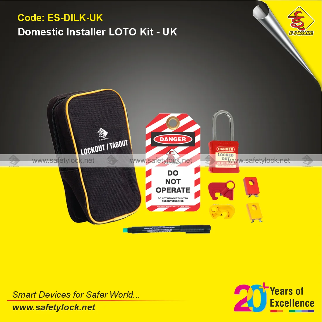 domestic installer loto kit for MCB lockout