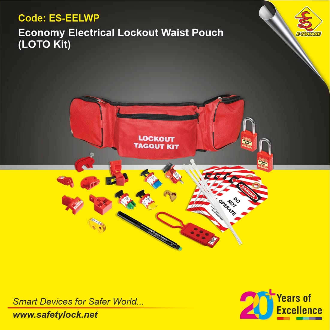 economy electrical lockout waist pouch kit