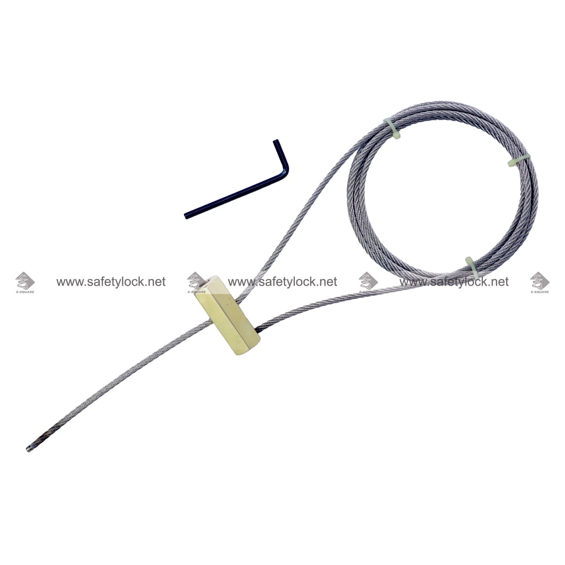 economy metallic multi purpose cable lockout device