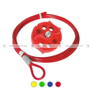 economy multipurpose cable lockout device with loop cable