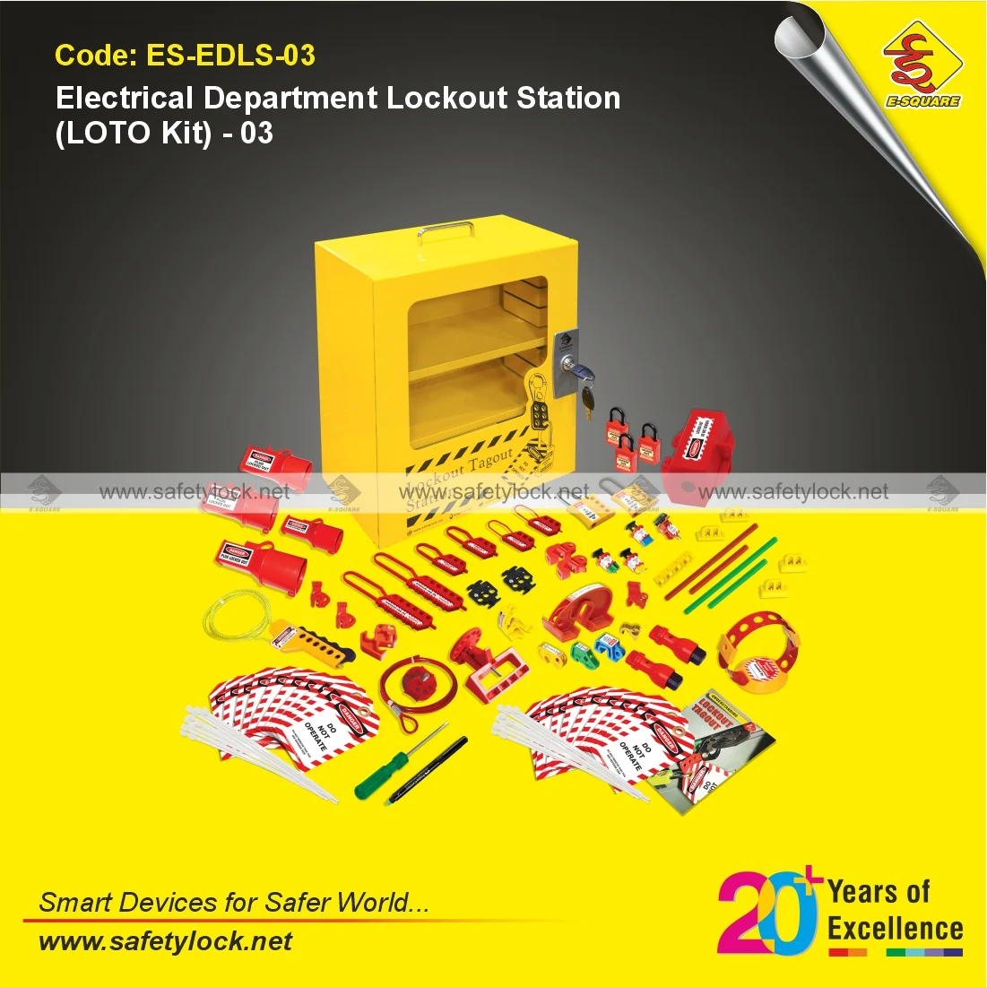Electrical Department Lockout Station for Energy Control Safety Programs