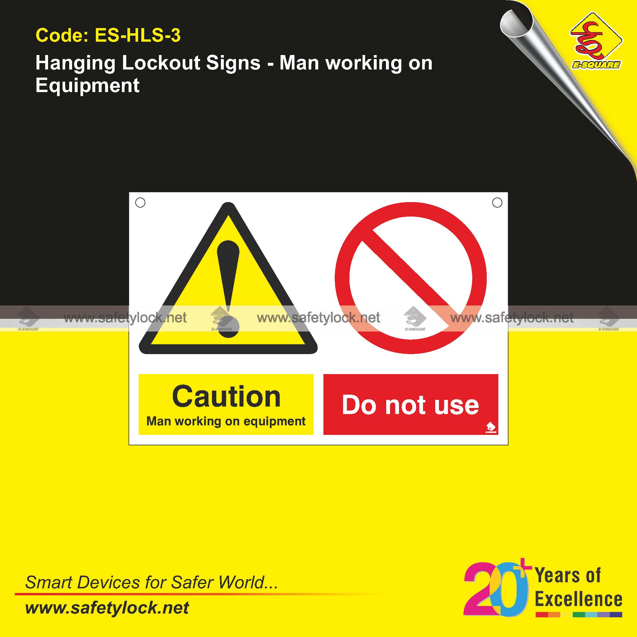 hanging lockout signs with message do not use