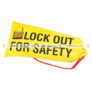 high visible yellow lockout bag