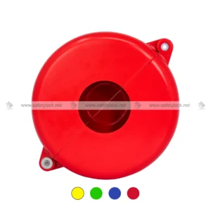 hinged gate valve lockout