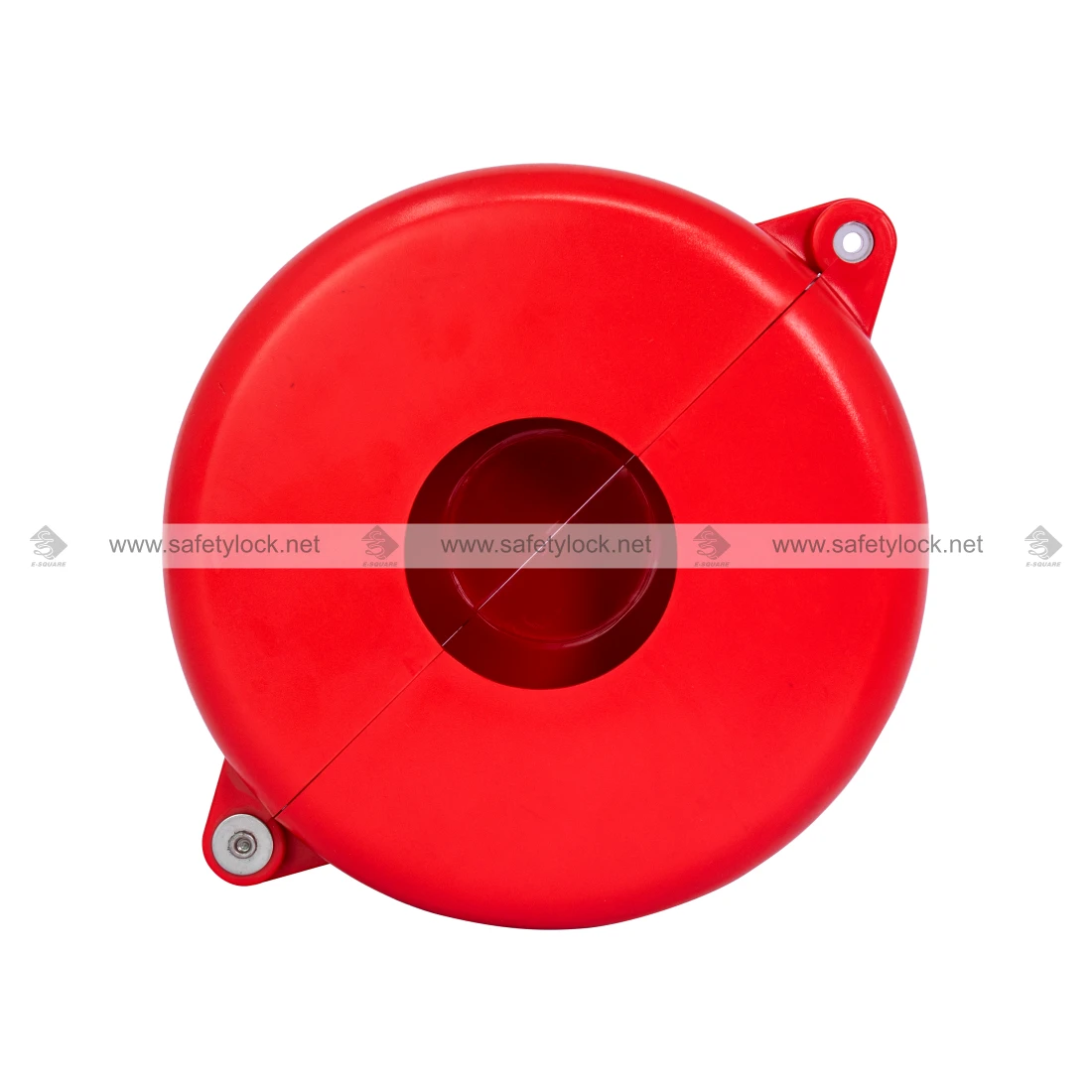 Hinged Gate Valve Lockout for 127 to 165 mm Handle Wheel Diameter used in Industrial Lockout Tagout by E-Square Alliance
