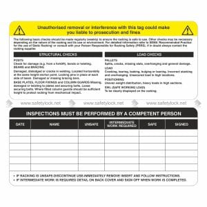 inspection tags for large property tag holder