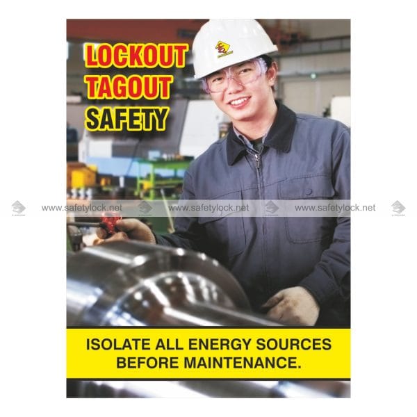Lockout Poster - Lockout Tagout Safety - E-Square