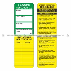 ladder inspection tag