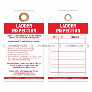 ladder Inspection scaffolding tags
