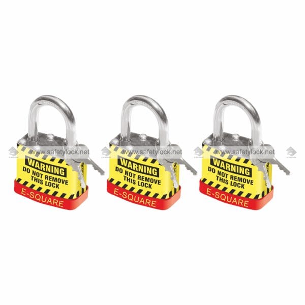 Lockout Padlock with Regular Shackle - Key Different | E-Square