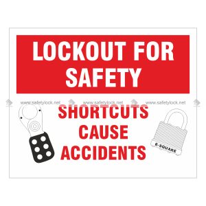 lockout for safety loto sign