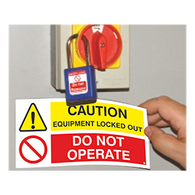 Lockout Magnetic Signs