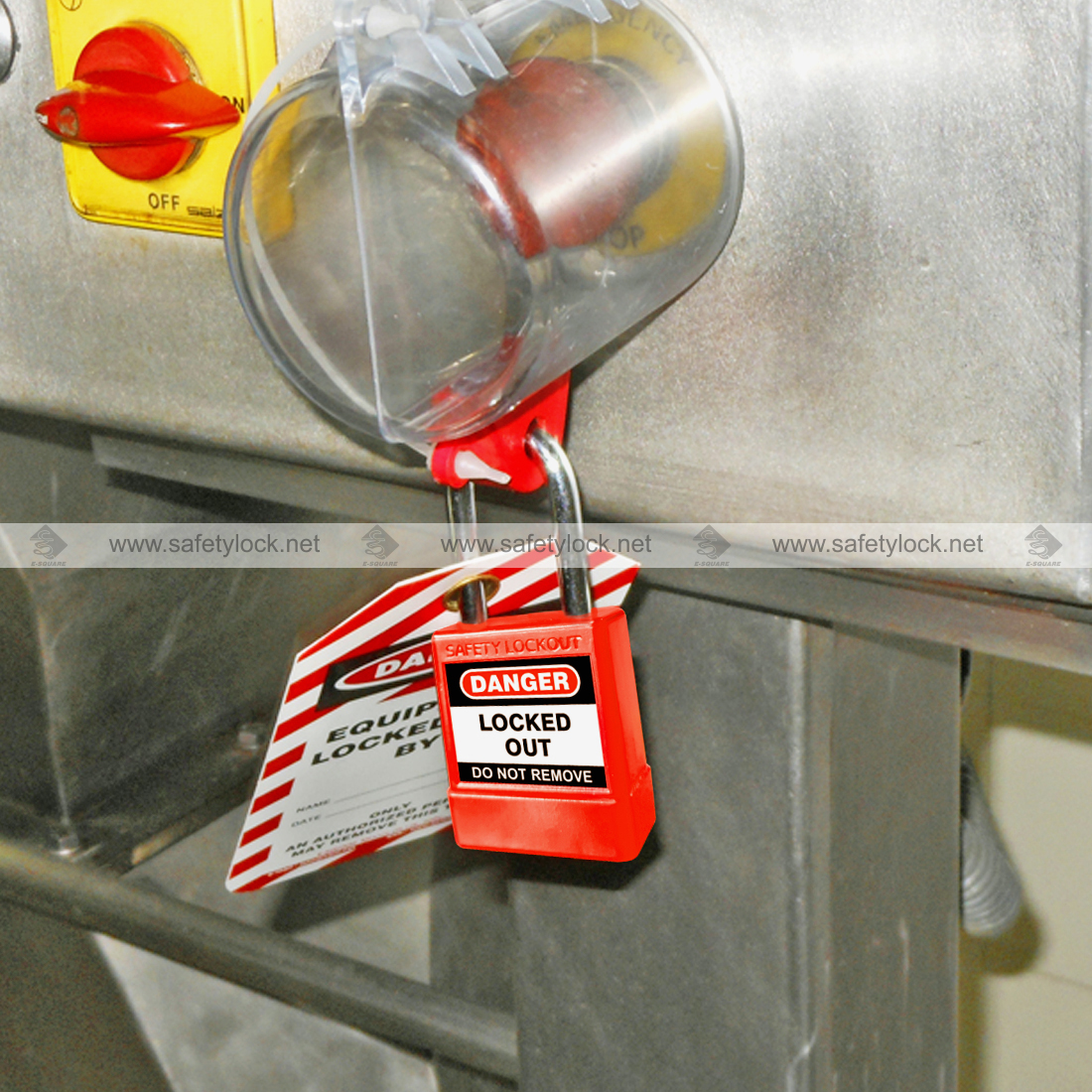 lockout padlock for energy isolation