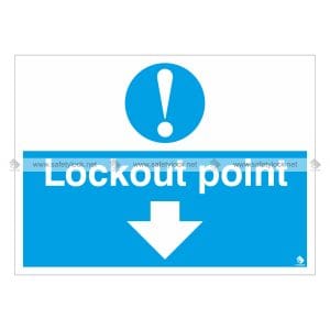 lockout point safety lockout label