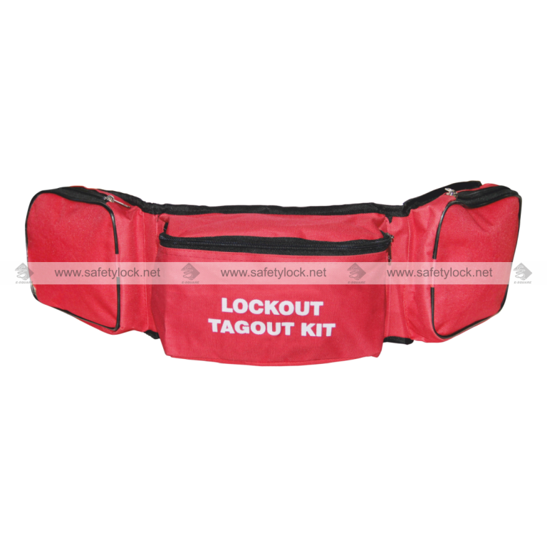 Lockout Tagout - 3 Pocket Belt Pouch - E-Square