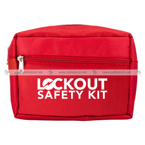 lockout safety pouch for kit products