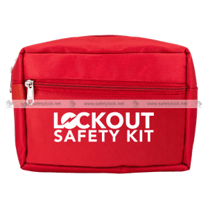 lockout safety pouch for kit products
