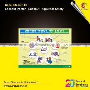 Lockout Poster - Lockout Tagout for Safety - E-Square