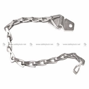 metallic mounting bracket and 9 inch Stainless Steel chain