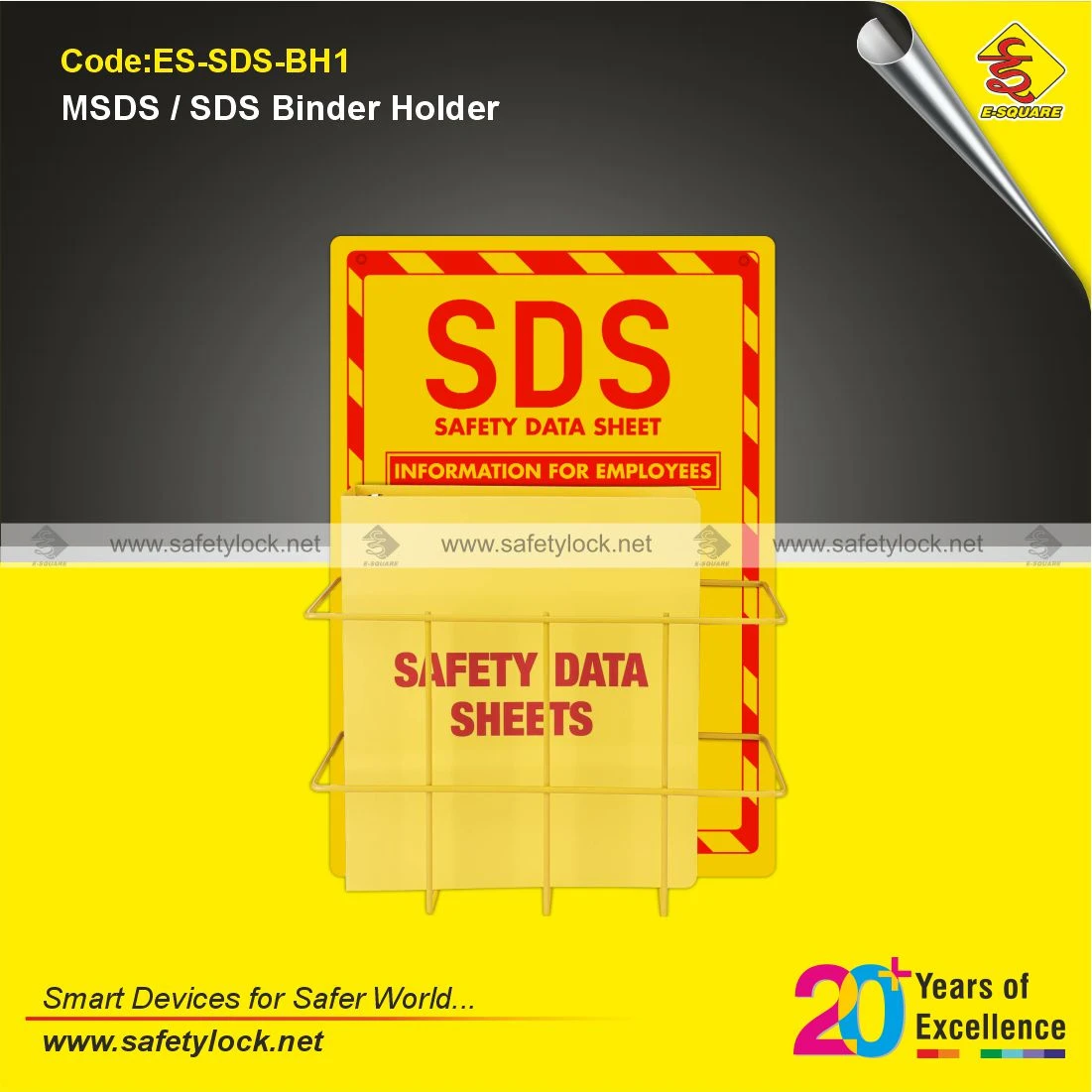 MSDS SDS Binder Holder for Organized Safety Document Storage and Workplace Compliance