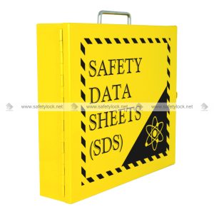 MSDS / SDS cabinet with top steel handle