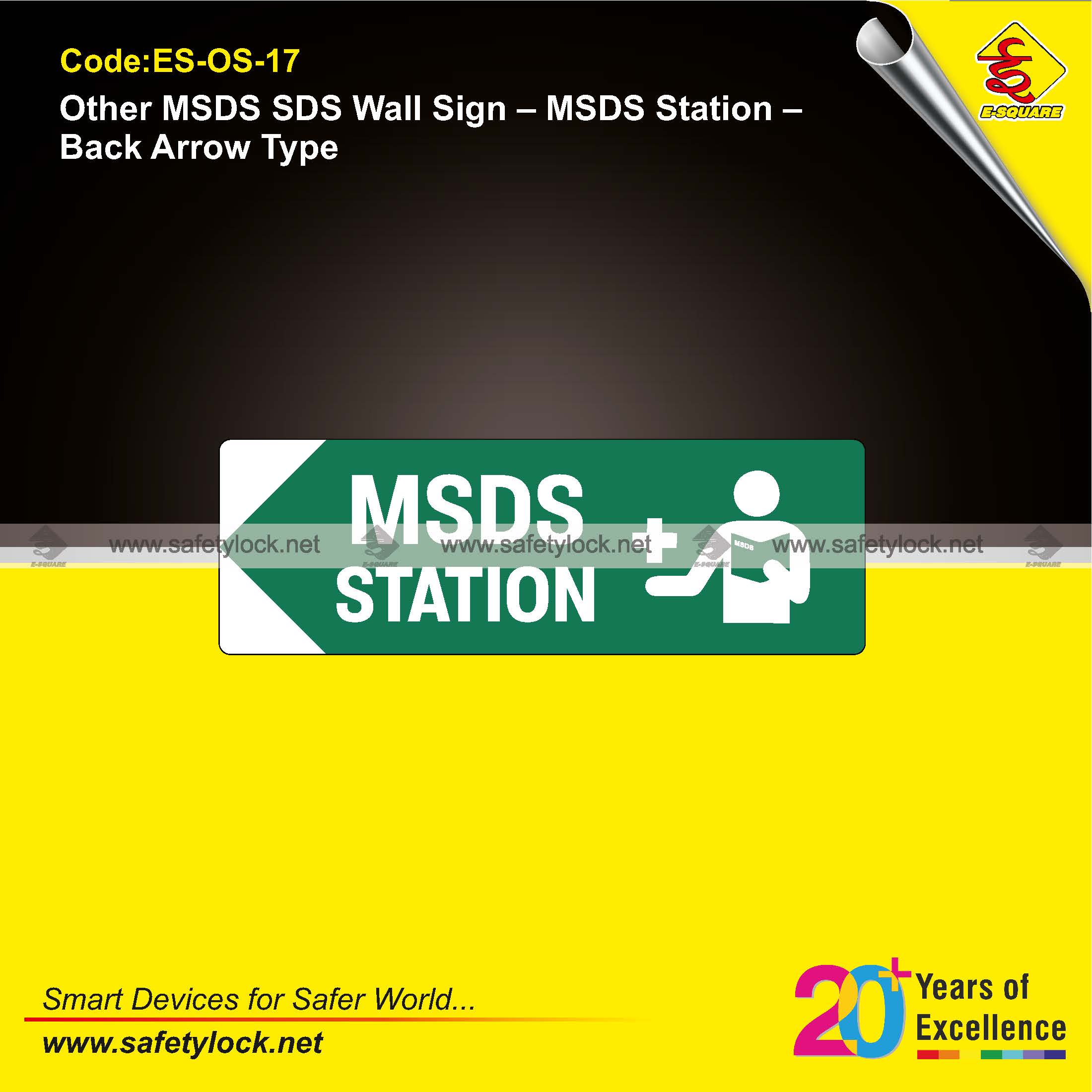 MSDS station signs green color
