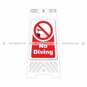 no diving floor stands for safety