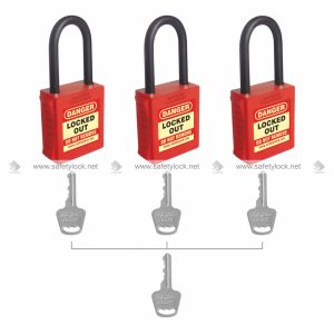 non-conductive lockout padlock