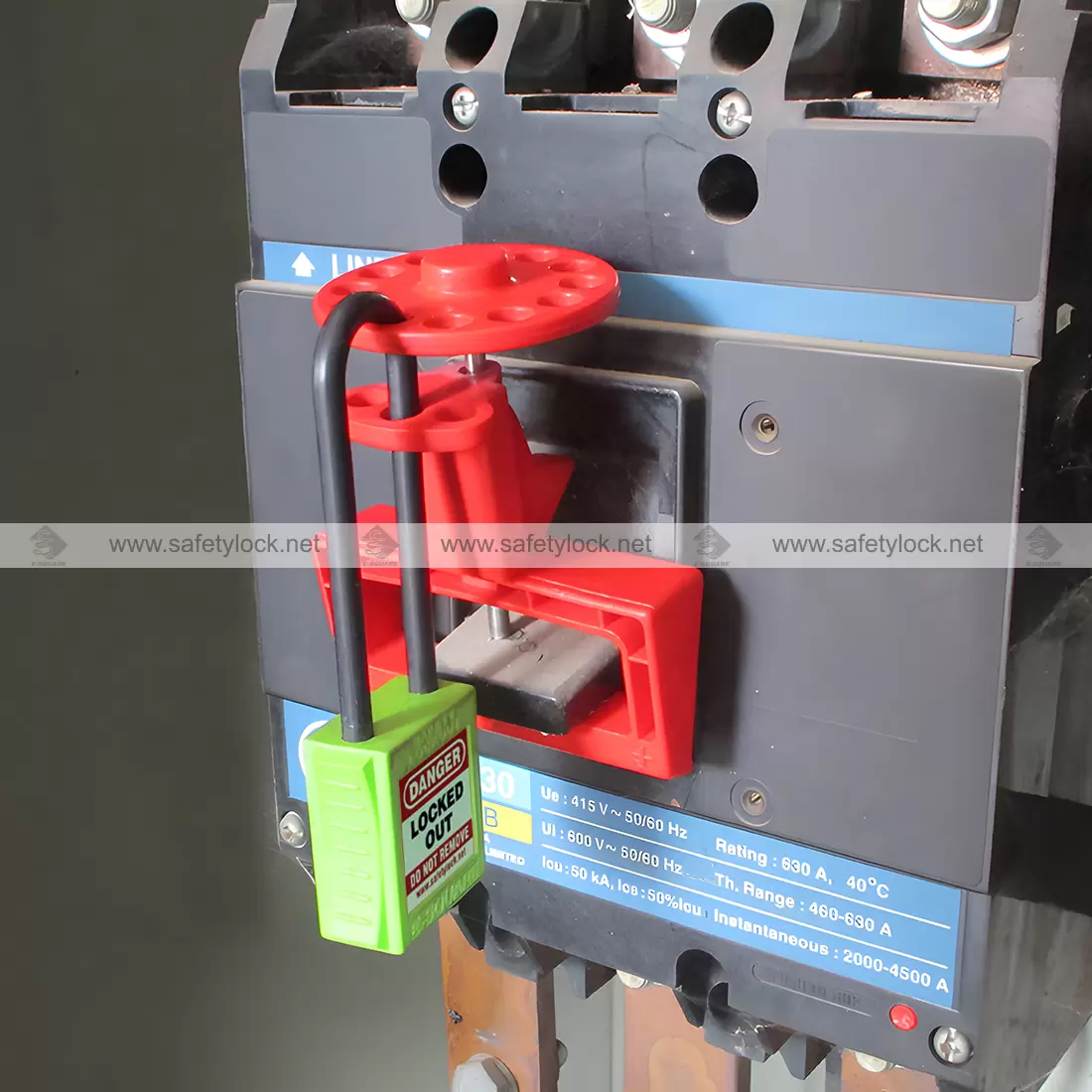 nylon shackle electrical lockout padlock