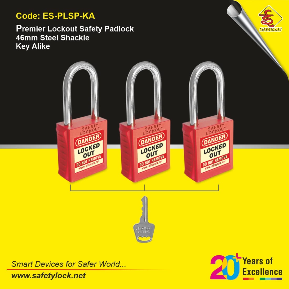 PLSP lockout safety padlock