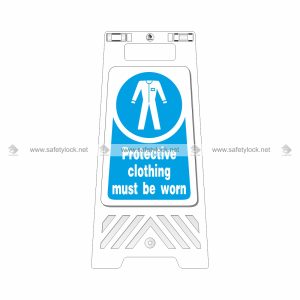 protective clothing must be worn floor stand