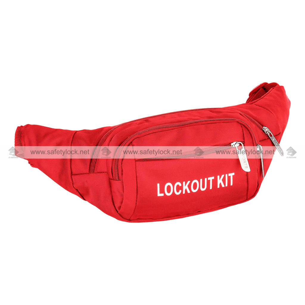 Lockout Tagout - Red Shoulder Bag - E-Square