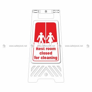 rest room closed for cleaning floor stand