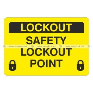 safety lockout point labels