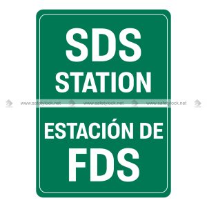SDS station bilingual signs supplier
