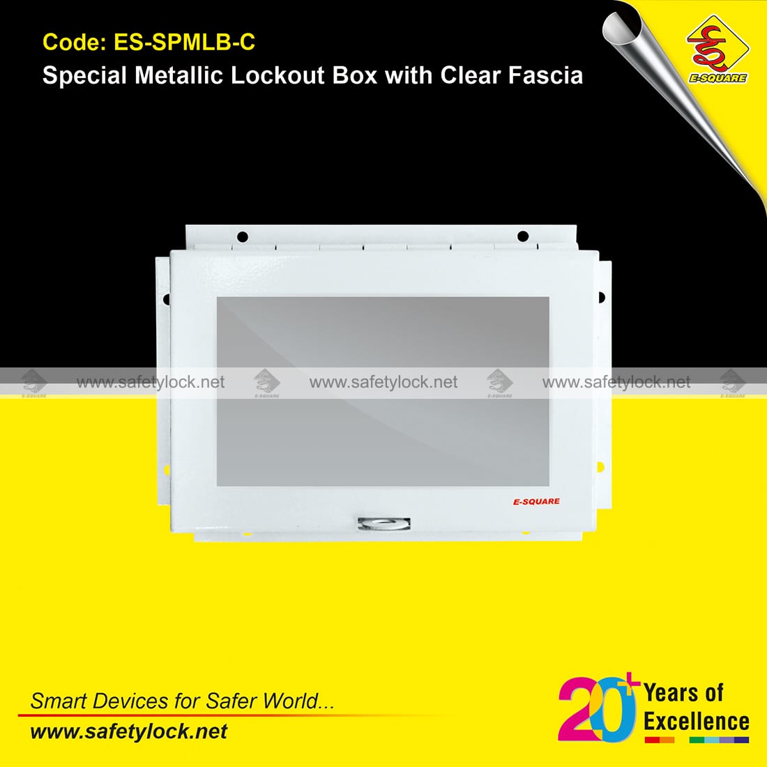 special metallic lockout box clear for switch buttons