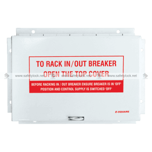 special metallic lockout box for electrical panel lockout