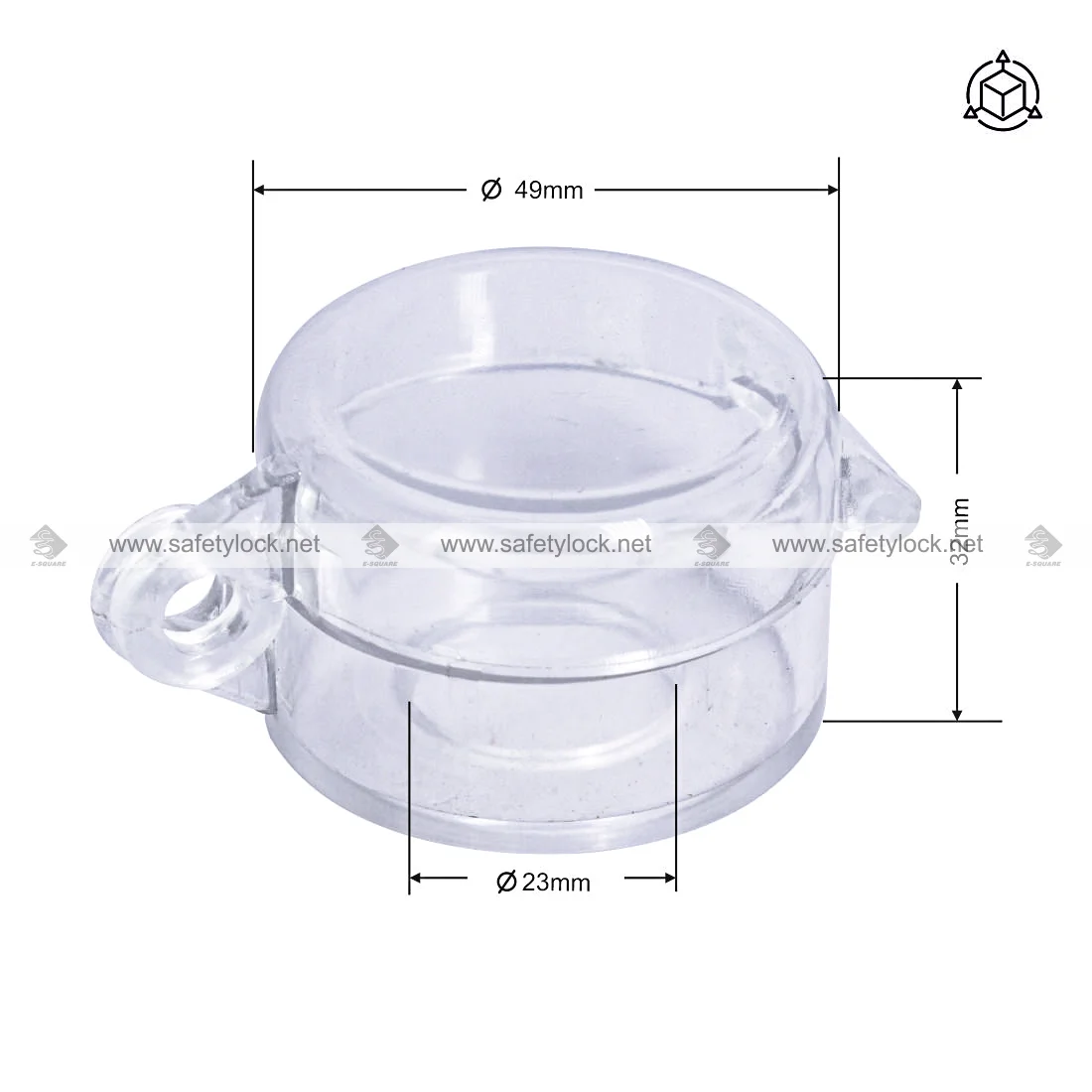 switch cover lockout device small dimension