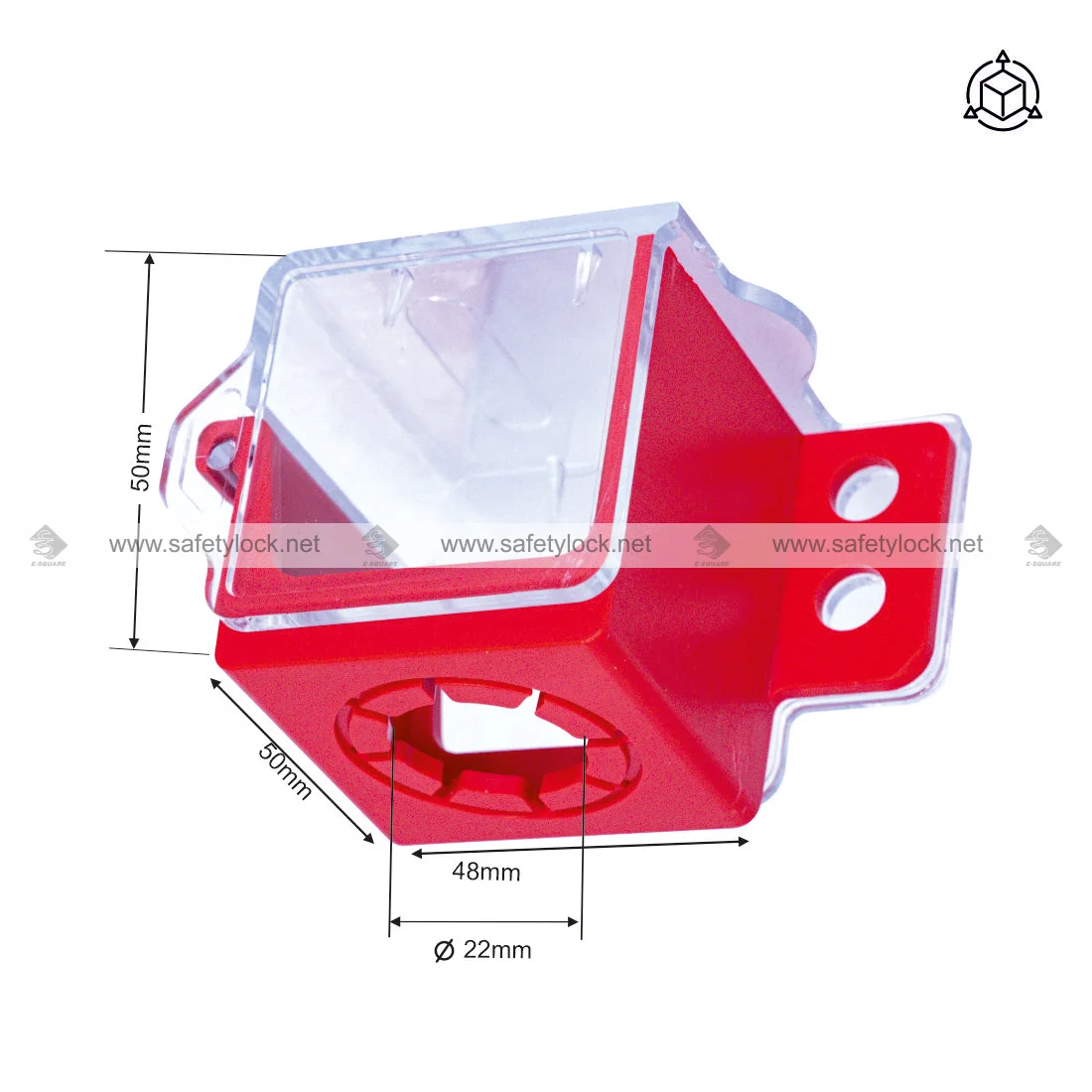 switch cover lockout device square size dimension