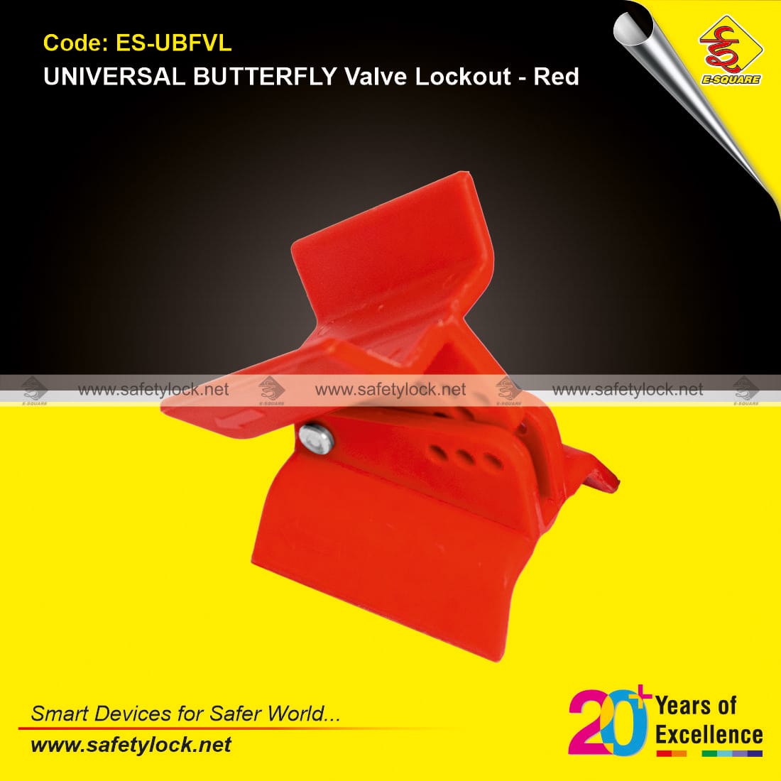 universal butterfly valve lockout device