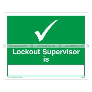 vinyl lockout safety signs