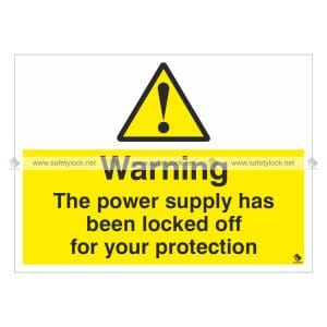safety warning lockout labels